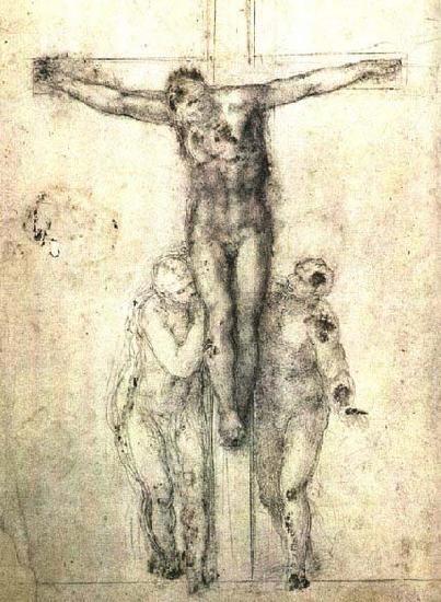 Michelangelo Buonarroti Crucifix Sweden oil painting art